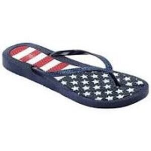 Capelli New York Stars Stripes Flip Flop Sandals Womens Size 9